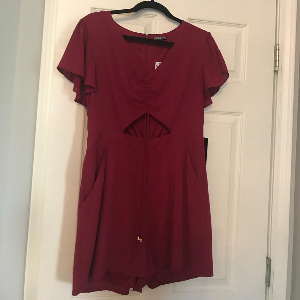 Plum number with stomach cut-out